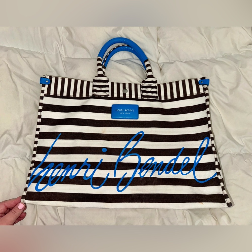 Henri Bendel Canvas Tote Bag